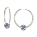 Wj xj[j fB[X sAXCO ANZT[ Crystal Ball Small Hoop Earrings, 0.82