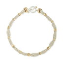 ラルフローレン メンズ ネックレス・チョーカー アクセサリー Two-Tone Multi-Chain Ringed Collar Necklace Silver/Gold