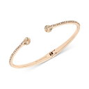 ジバンシー メンズ ブレスレット・バングル・アンクレット アクセサリー Crystal & Pavé Hinged Bangle Bracelet Pink