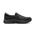 ノンブッシュ メンズ スリッポン・ローファー シューズ Men's Mac Leather Moc Toe Slip-On Shoes Black 2