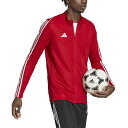 アディダス メンズ ジャケット＆ブルゾン アウター Men's Tiro 23 Slim-Fit Performance 3-Stripes Track Jacket Power Red/wht