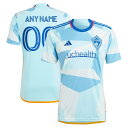 アディダス メンズ ユニフォーム トップス Colorado Rapids adidas 2023 New Day Kit Replica Custom Jersey Light Blue