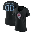 t@ieBNX fB[X TVc gbvX Colorado Rapids Fanatics Branded Women's Custom VNeck TShirt Black