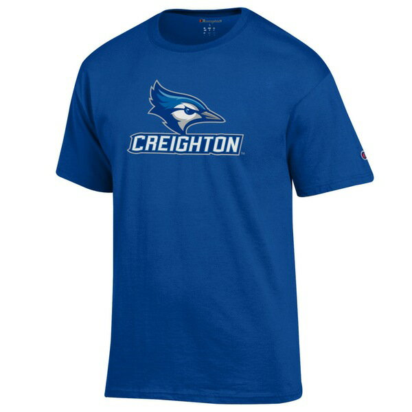 ԥ  T ȥåץ Creighton Bluejays Champion Primary Jersey TShirt Blue