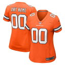 iCL fB[X jtH[ gbvX Denver Broncos Nike Women's Alternate Custom Game Jersey Orange