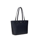 ラルフローレン レディース ハンドバッグ バッグ Crosshatch Leather Medium Karly Shopper Tote Refined Navy(4)