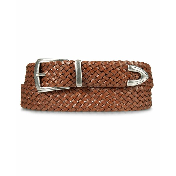 ラッキーブランド レディース ベルト アクセサリー Women's Braided Genuine Leather Western Belt Tan