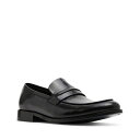 スティーブ マデン メンズ スリッポン・ローファー シューズ Men's Kinsler Loafer Black Leather(4)