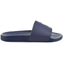 Polo Ralph Lauren ラルフローレン メンズ スニーカー 【Polo Ralph Lauren Signature Pony Slide】 サイズ US_13(31.0cm) Navy White