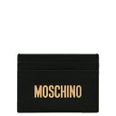 モスキーノ メンズ 財布 アクセサリー Logo Card Holder Nero