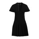 【送料無料】 バルマン レディース ワンピース トップス Mini dresses Black