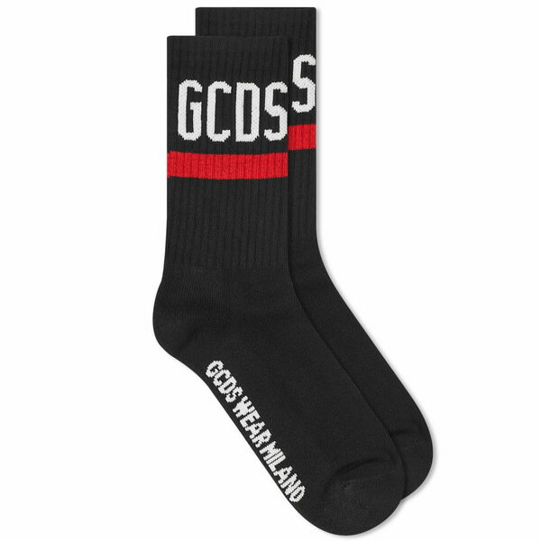 W[V[fB[GX Y C A_[EFA GCDS Logo Socks Black