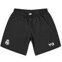 ワイスリー メンズ Tシャツ トップス Y-3 x Real Madrid 4th Goalkeeper Jersey Shorts Black