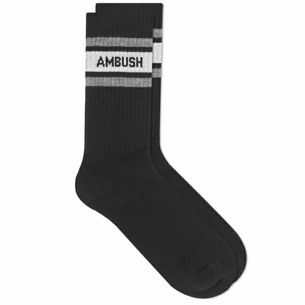 AubV Y C A_[EFA Ambush Sport Logo Socks Black