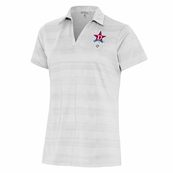 アンティグア レディース ポロシャツ トップス Detroit Stars Antigua Women's Compass Polo White