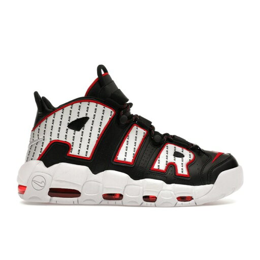 Nike ナイキ メンズ スニーカー 【Nike Air More Uptempo Pinstripe】 サイズ US_7.5(25.5cm) Black/White-University Red Nike ナイキ メンズ スニーカー 【Nike Air More Uptempo Pinstripe】 サイズ US_7.5(25.5cm) Black/White-University Red