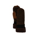 ムクルクス レディース 手袋 アクセサリー Women's Textured Mitten Gloves Dark chocolate