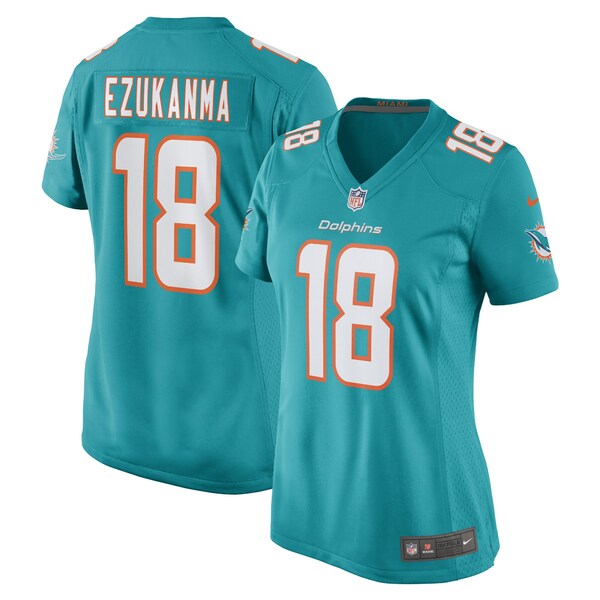 ナイキ レディース ユニフォーム トップス Erik Ezukanma Miami Dolphins Nike Women's Game Player Jersey Aqua