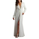 タダシショージ レディース ワンピース トップス Women's Bates Twist-Front Gown Ivory
