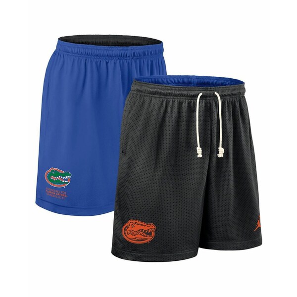 ジョーダン メンズ カジュアルパンツ ボトムス Men's Black/Royal Florida Gators 2025 Sideline Reversible Performance Shorts Black, Royal