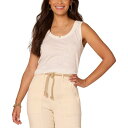 デモクラシー レディース カットソー トップス Women's Sleeveless Notched Scoopneck Knit Tank Ofw Offwhi(4)