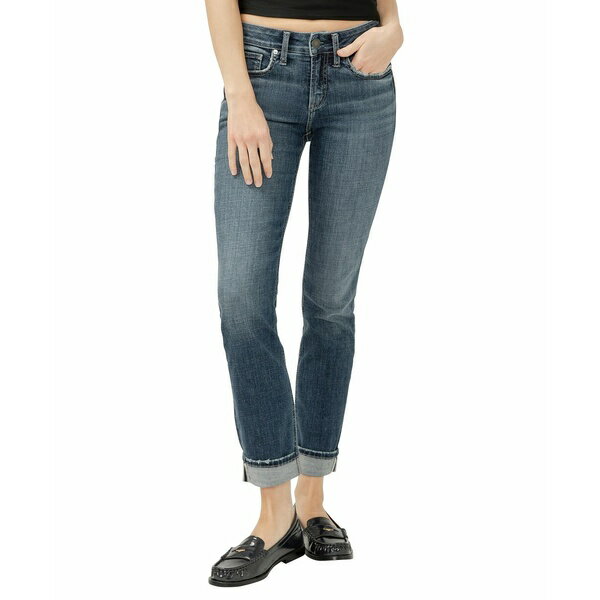 シルバージーンズ レディース デニムパンツ ボトムス Women's Suki Mid Rise Curvy Fit Skinny Leg Jeans Orion
