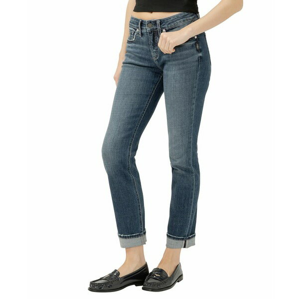 シルバージーンズ レディース デニムパンツ ボトムス Women's Suki Mid Rise Curvy Fit Skinny Leg Jeans Orion