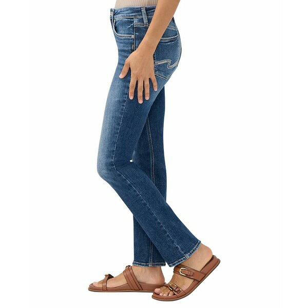 シルバージーンズ レディース デニムパンツ ボトムス Women's Suki Mid Rise Curvy Fit Skinny Leg Jeans Orion