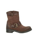【送料無料】 フラウ レディース ブーツ シューズ Ankle boots Brown