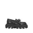 【送料無料】 カサディ レディース スリッポン・ローファー シューズ Loafers Black