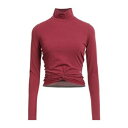 【送料無料】 デハ レディース Tシャツ トップス T-shirts Red