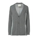 【送料無料】 セミクチュール レディース カーディガン アウター Cardigans Grey