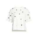 【送料無料】 アリジ レディース Tシャツ トップス T-shirts White