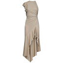 アレクサンドル・ボーティエ レディース ワンピース トップス Beige One-shoulder Viscose Dress Beige