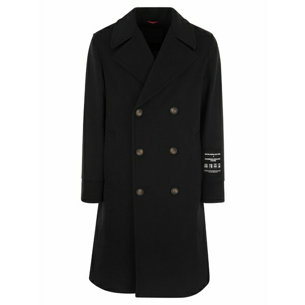 ѡ  㥱åȡ֥륾  Achille Double-breasted Wool Coat Black