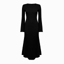 ロベルトコリーナ レディース ワンピース トップス Roberto Collina Ribbed Dress NERO