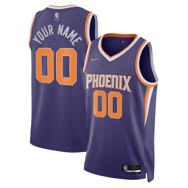 ナイキ メンズ ユニフォーム トップス Phoenix Suns Nike 2021/22 Diamond Swingman Custom Jersey Icon Edition Purple