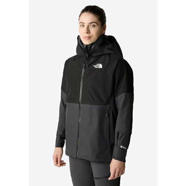 ノースフェイス レディース フィットネス スポーツ JAZZI JACKET - Hardshell jacket - asphalt grey/black