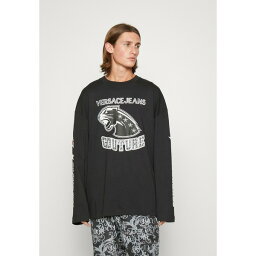 ベルサーチ メンズ サンダル シューズ PANTHER PRINT - Long sleeved top - black