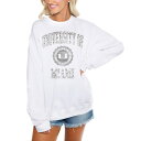 ゲームデイ レディース パーカー・スウェットシャツ アウター Miami Hurricanes Gameday Couture Women's Trendspotter Perfect Crewneck Pullover Lightweight Sweatshirt White