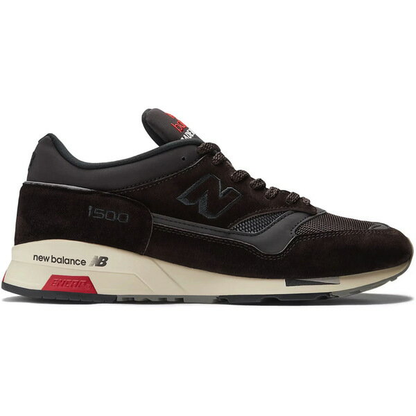 New Balance ニューバランス メンズ スニーカー 【New Balance 1500 MiUK Black Coffee】 サイズ US_11.5(29.5cm) Black Coffee/Espresso/Tango Redのサムネイル