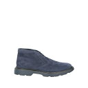 【送料無料】 ホーガン メンズ ブーツ シューズ Ankle boots Navy blue