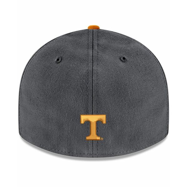 ニューエラ メンズ 帽子 アクセサリー Men's Gray and Tennessee Orange Tennessee Volunteers Basic Low Profile 59FIFTY Fitted Hat Gray, Tennessee Orange