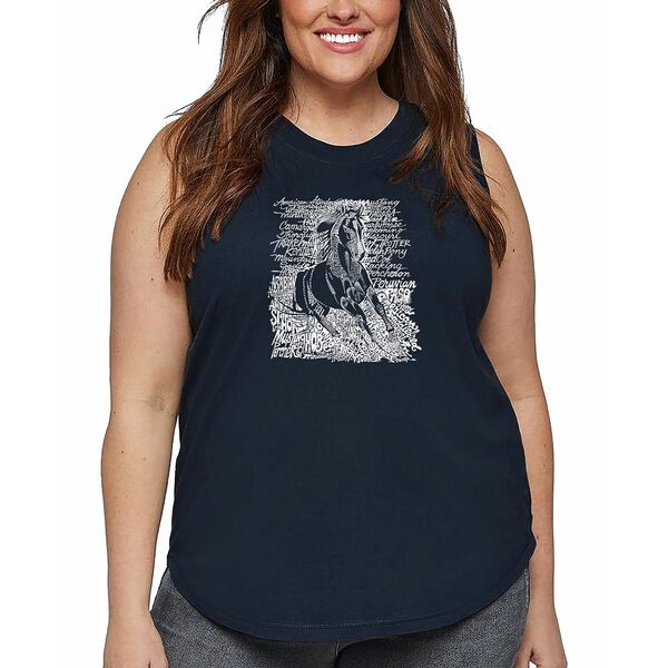 asty㤨֥륨ݥåץ ǥ åȥ ȥåץ Plus Size Popular Horse Breeds Word Art Tank Top NavyפβǤʤ12,980ߤˤʤޤ