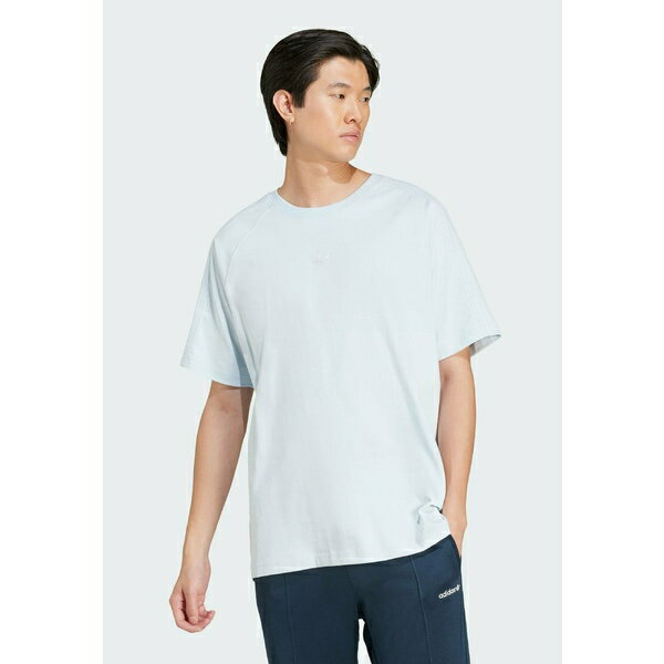 アディダスオリジナルス メンズ Tシャツ トップス ESS TEE - Basic T-shirt - halo blue