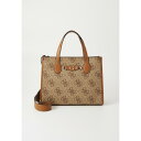 ゲス レディース ハンドバッグ バッグ IZZY TOTE - Handbag - latte logo