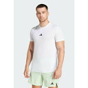 アディダス メンズ バスケットボール スポーツ TEE - Sports T-shirt - white