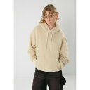 イーブン アンド オド レディース パーカー・スウェットシャツ アウター TEDDY HOODIE - Fleece jumper - off-white