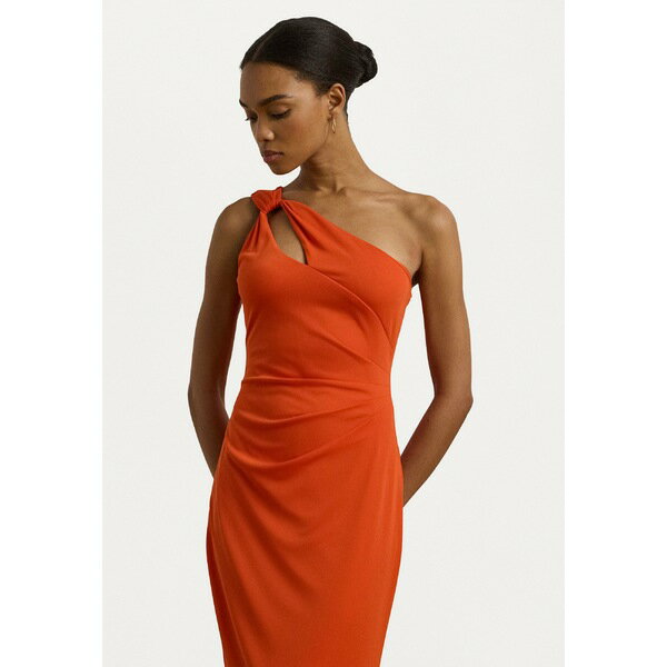ラルフローレン レディース ワンピース トップス JERSEY ONE SHOULDER COCKTAIL DRESS - Cocktail dress / Party dress - orange