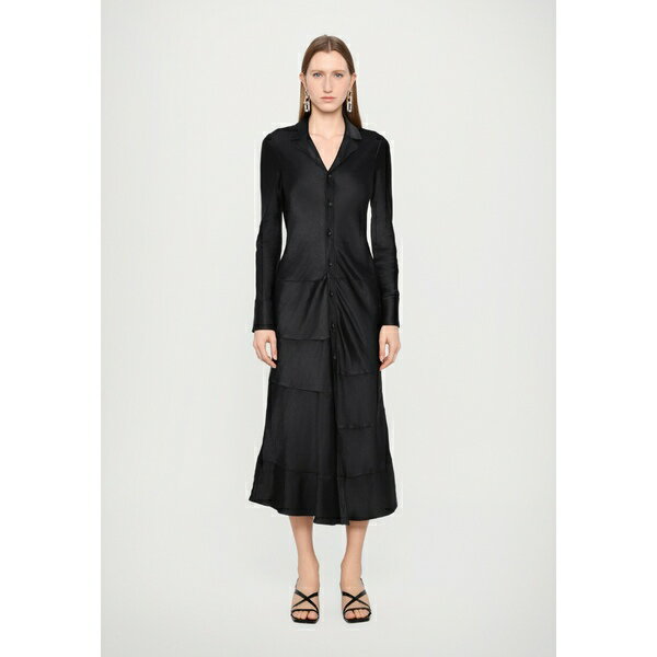 プロエンザ スクーラー ホワイト レーベル レディース ワンピース トップス AMELIE DRESS - Shirt dress - black